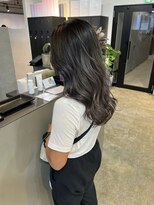 メリー オオサカ(Merly Osaka)&nbsp;色落ちも楽しめる暗めバレイヤージュ_dark ash_