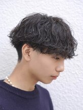 新潟で1番、傷みにくい《*メンズパーマ*》を実現！［万代/メンズ/眉毛/メンズカット/ツイストスパイラル］