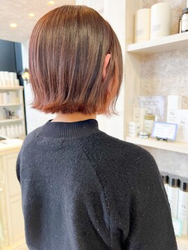 キャアリー(Caary) 福山市美容室Caary20代30代40代コーラルピンクインナーカラー