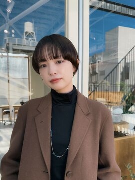 エルム 原宿 表参道(yelm) ★くびレイヤーエモージュイメチェンハッシュカットフルバング