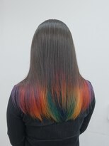 アーシェ 横浜店(A'SHE)&nbsp;「イベントカラー」オーダーは虹色。