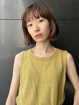 コクーン 銀座(Cocoon) 大人かわいいボブ#黒髪#ボブルフ#小顔#ネビージュ#ワンレン