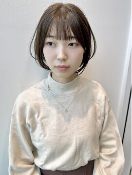 ステア ケース(stair case) 大人かわいいナチュラルショートボブ