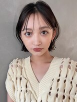 パーク(PARK)&nbsp;【PARK】切りっぱなしボブ×ラベンダーアッシュ