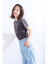 ヘアサロン ナノ(hair salon nano)&nbsp;ボブ/顔まわりと毛先のカールで可愛さUP♪