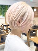 ●大人可愛い30代40代50代小顔マッシュショートボブウルフカット