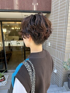 メール(mer) 無造作ショートパーマ
