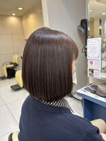 ヘアープレイスクリアライン 栄町店(hair place CLEAR LINE) 【メテオカラー×ボブ】髪質改善/トステア/シルク架橋/メテオ