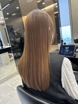 ハルキ ミナト ジャパン フクオカ(HARUKI MINATO japan FUK)&nbsp;MAISONストレート/髪質改善/ベージュ/縮毛矯正