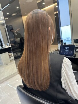 ハルキ ミナト ジャパン フクオカ(HARUKI MINATO japan FUK) MAISONストレート/髪質改善/ベージュ/縮毛矯正
