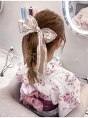 浴衣ヘア【クランソア】ヘアセット/ヘアメ/心斎橋