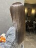 【憧れの艶髪に】カット＋縮毛矯正