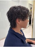 波巻きシャドウパーマ