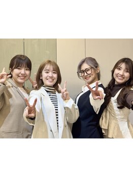 全員女性stylist*悩みも相談しやすく,美肌カラー診断で似合う色も発見![夙川/髪質改善/白髪ぼかし/学割U24]