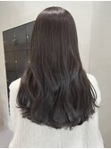 ブリーチなし透明感大人可愛いラベンダーグレージュ夏カラー今枝