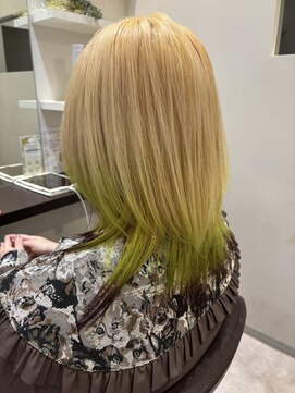 アナザーワールドココン(ANOTHER WORLD cocon) ブリーチグラデーションカラー　裾カラー☆