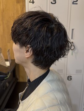 レディース×波巻きパーマ