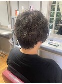 ショートウェーブパーマ