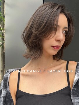 トルネード(TORNADO) カーテンバングレイヤーボブ　n8.1.8