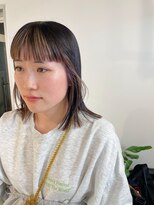  fit stand 千葉/ショートボブ/カット/パーマ/ダブルカラー/トリートメント/縮毛矯正&nbsp;イメチェン/ピンクベージュ/アンブレラカラー[千葉]