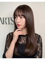 ハーツオオサカ(HE:ARTS OSAKA)&nbsp;重めストレートが可愛い韓国トレンドロング