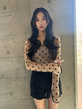 アンジェリカラボ 梅田店(ANGELICA LABO) 小顔見え韓国風レイヤー/地毛風髪質改善ストレート/艶カラー川又