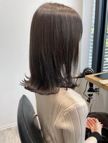 エレノア つくば(Eleanor)&nbsp;フォギーラベンダー　ぷつっとミディボブ