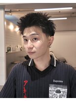 シンク(sync)&nbsp;メンズスパイキーショート 大阪美容室