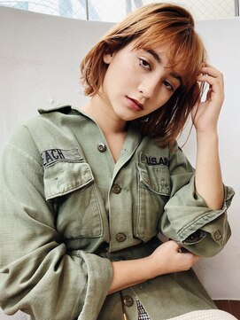 ロマリア 渋谷 渋谷宮益坂(Lomalia) 【Lomalia/渋谷】エアリーボブ　エアリーショートグレージュ