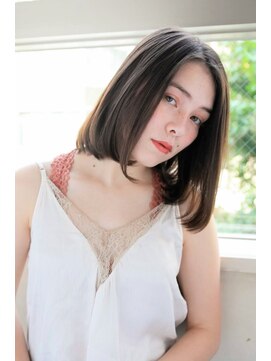 ルティア 池袋(Lutia) まとまるさらつやワンレンボブ☆lutia池袋