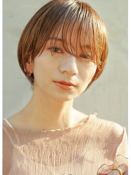 レジュアル(RESSUAL) フェザーバング こなれヘア  サマーカット ヘーゼルベージュ