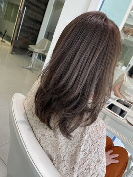 ファイブボックスヘアー 広島(five vox hair) 韓国風　白髪染め　大人可愛い　白髪ぼかし