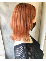 ヘアスタジオニコ(hair studio nico...) orange color