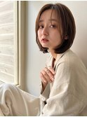 【Forte】大人可愛い/ストレートボブ/ベージュ