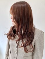 フォーク FOLK&nbsp;【FOLK】透明感ダークレッド似合わせカット☆レイヤーロング♪