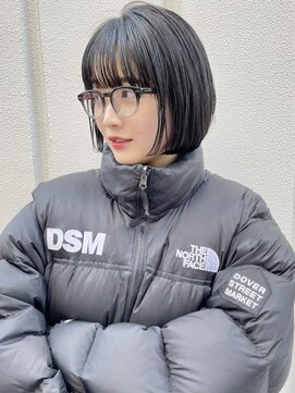 レトン 銀座(leton) ボブルフ/ショコラベージュ/カール/艶ボルドー［銀座］