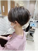 20代30代40代大人可愛い小顔刈り上げショートボブ