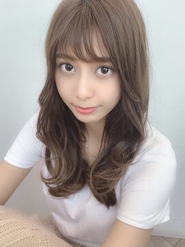 シルクレイ 新宿店(Silk-lei) 大人かわいいフェザーバング,テラコッタ,小顔