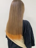 ケーツー心斎橋 クイーンズガーデン バイ ケーツー(K two QUEEN'S GARDEN by K two) 裾カラー/デザインカラー/ツートンカラー/心斎橋&難波&なんば