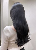 サク(Sac.)&nbsp;ダークグレージュ　ロング　レイヤー　恵比寿sac. みつよ