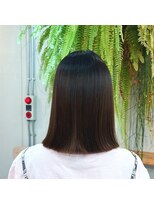 アクセヘアー 町田(acce hair)&nbsp;ミディアムヘアのナチュラル縮毛矯正