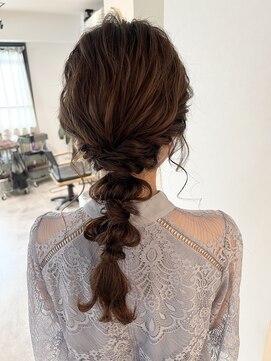 エンタリティリット(entality lit) 【entality lit】結婚式ヘア!編みおろしアレンジstyle