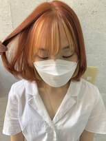 トムキャット(TOM CAT)&nbsp;フェイスフレーミング　ケアブリーチ　イエロー　オレンジ