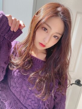 バルバオ サロンドベレーザ 大須(BALBAO salon de belleza) かき上げセミロングスタイル