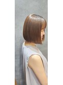 縮毛矯正ショートボブ