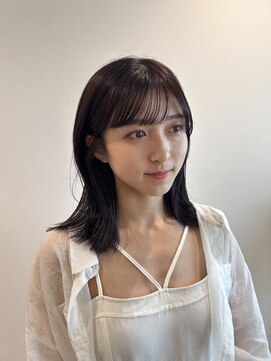 ガーランド (Garland) 暖色カラー/ピンクベージュ/前髪/レイヤーカット/原宿神宮前