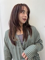 ジュエム(jouerm)&nbsp;くびれレイヤー小顔カット☆前髪イメチェンミディボブルフ