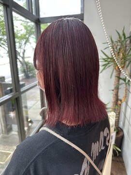 クリアー オブ ヘアー 藤が丘店(clear OF HAIR) ピンクカラー☆