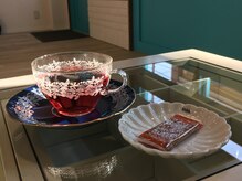 シャルム ヴィータ(Charme Vita)の雰囲気(ロングメニューの方には、ハーブコーディアルをお出ししています)