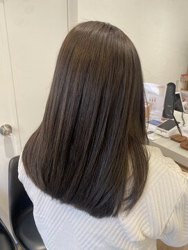 ウイ バイ ファースト 北四番丁店(u'i by first) 【青葉区】【髪質改善カラー】伸ばしかけ春は艶ブラウンで決まり